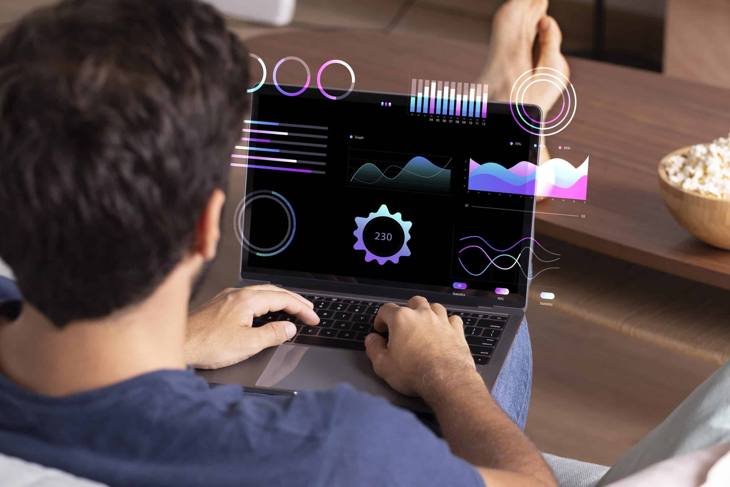Mesa de trabajo con interfaz de automatismos de Power Platform