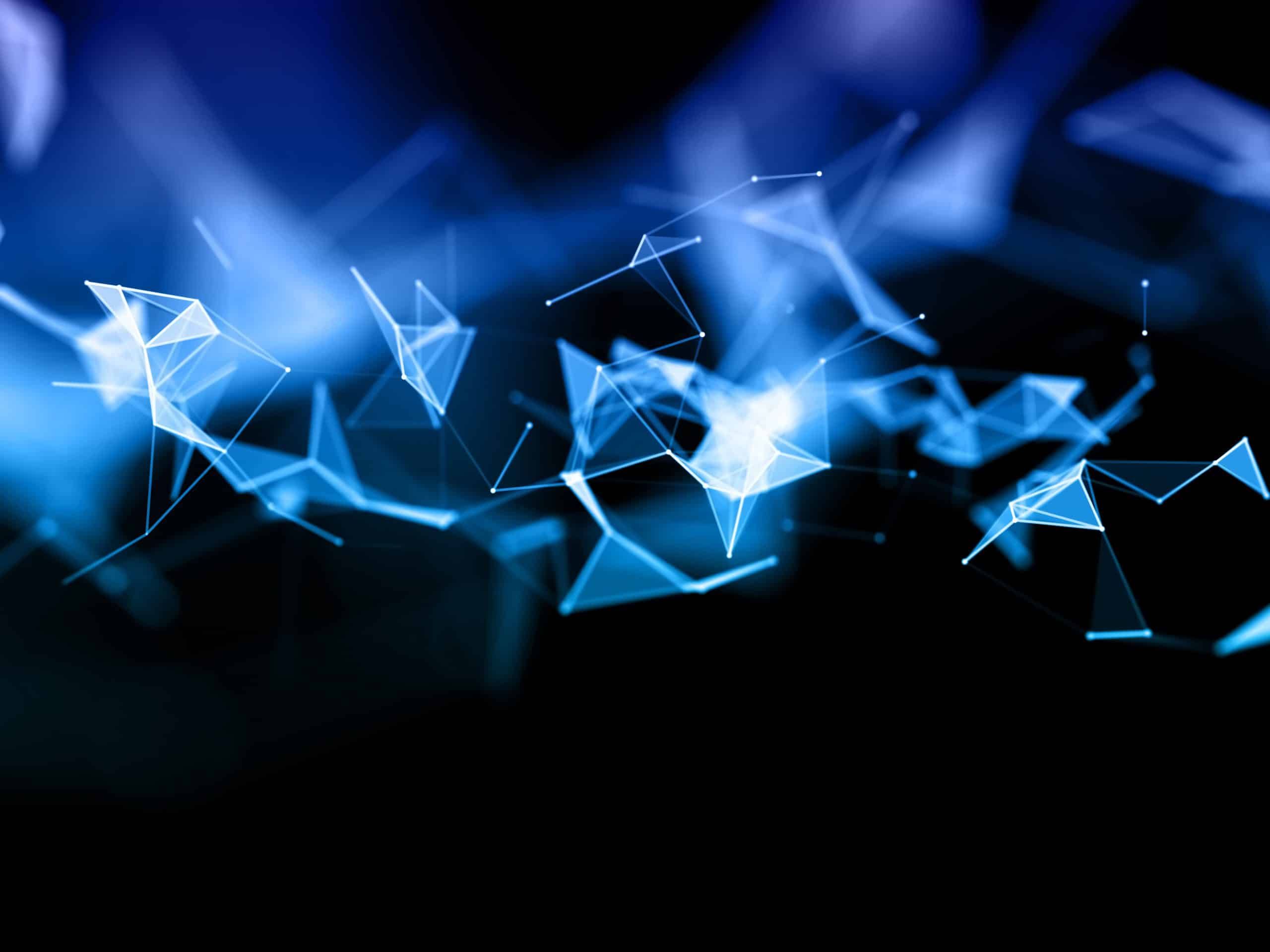 Imagen virtual de redes que representa el entorno del curso Microsoft 365 Defender