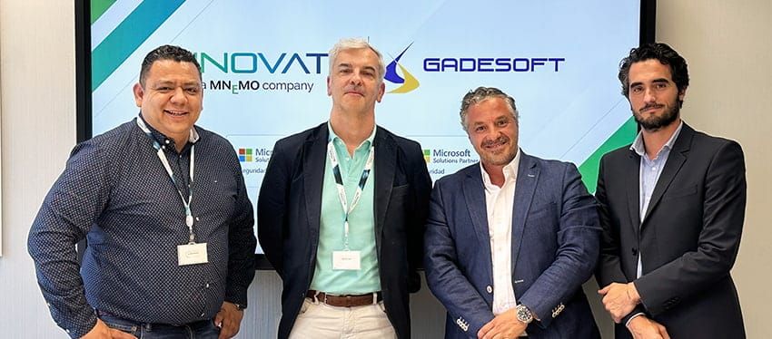 Firma de colaboración de servicios de ciberseguridad y formación entre Innovate y Gadesoft