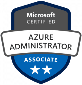 Sello de certificación Azure Administrator Associate