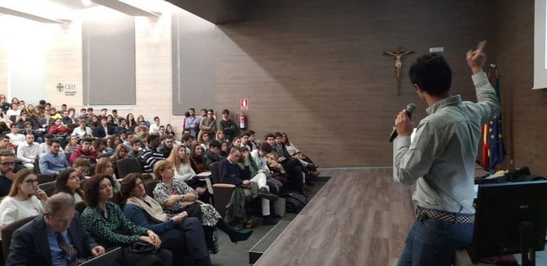 Íñigo Gaminde en el encuentro Alumno 4.0 en CEU San Pablo