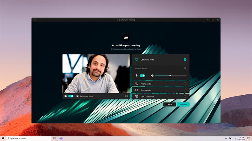 Visual de Microsoft Teams Premium