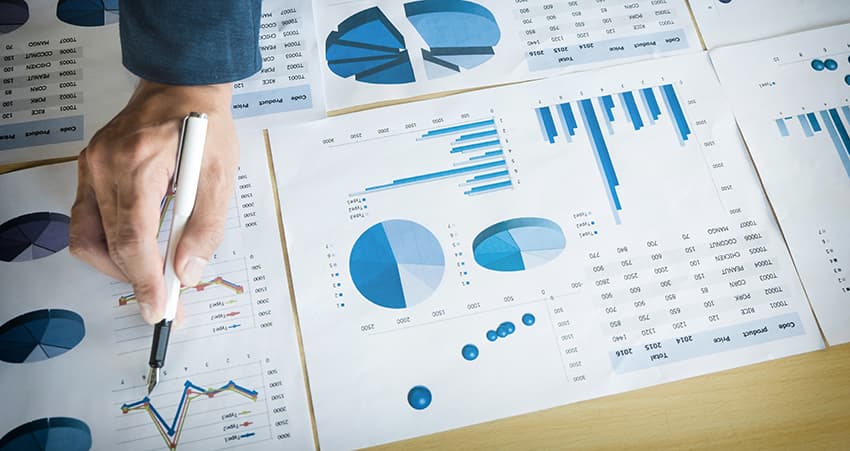 Análisis de datos con gráficas resultado de aplicar Big Data en una empresa