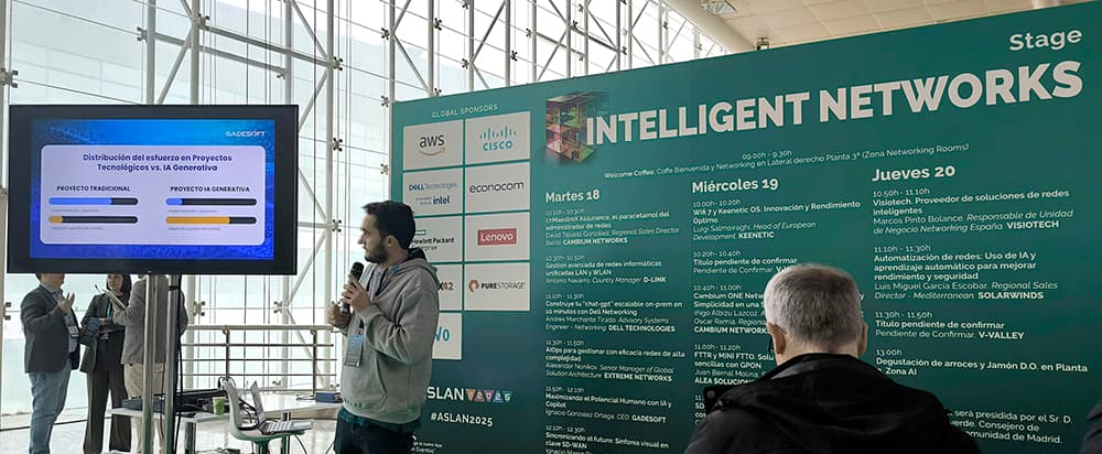 Víctor Blázquez de Gadesoft, en su ponencia en Aslan 2025 