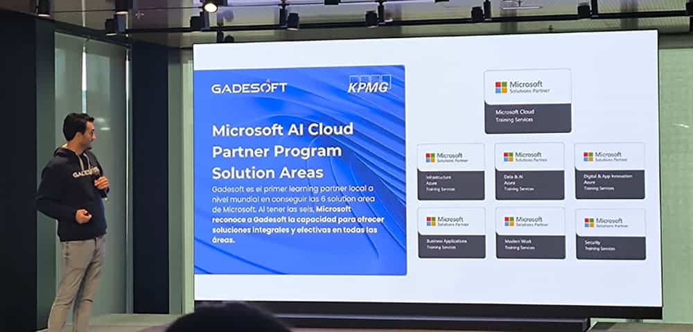 Gadesoft es partner de Microsoft y certifica en todas las áreas de soluciones